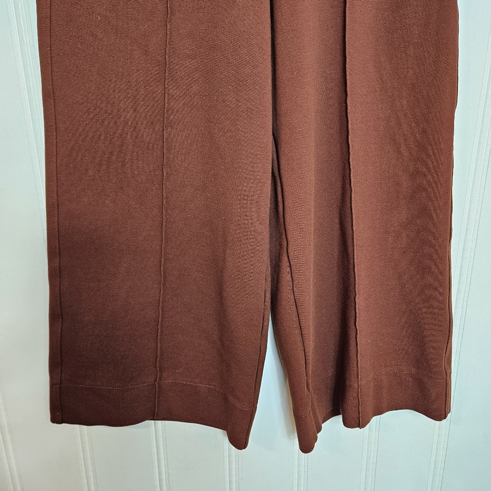 Brochu Walker High Rise Wide Leg Pants Rhodes Sienna Crop Trousers Womens Sz XS - Picture 4 of 13